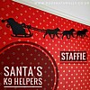 Santa's K9 Helper - Sleigh - Staffie